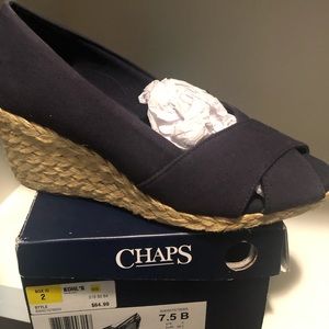 Navy Blue Wedge
